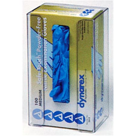 Val-Pak Products RackEm Racks  1-Box Vertical Plastic Glove Dispenser - Clear Plastic RA299963